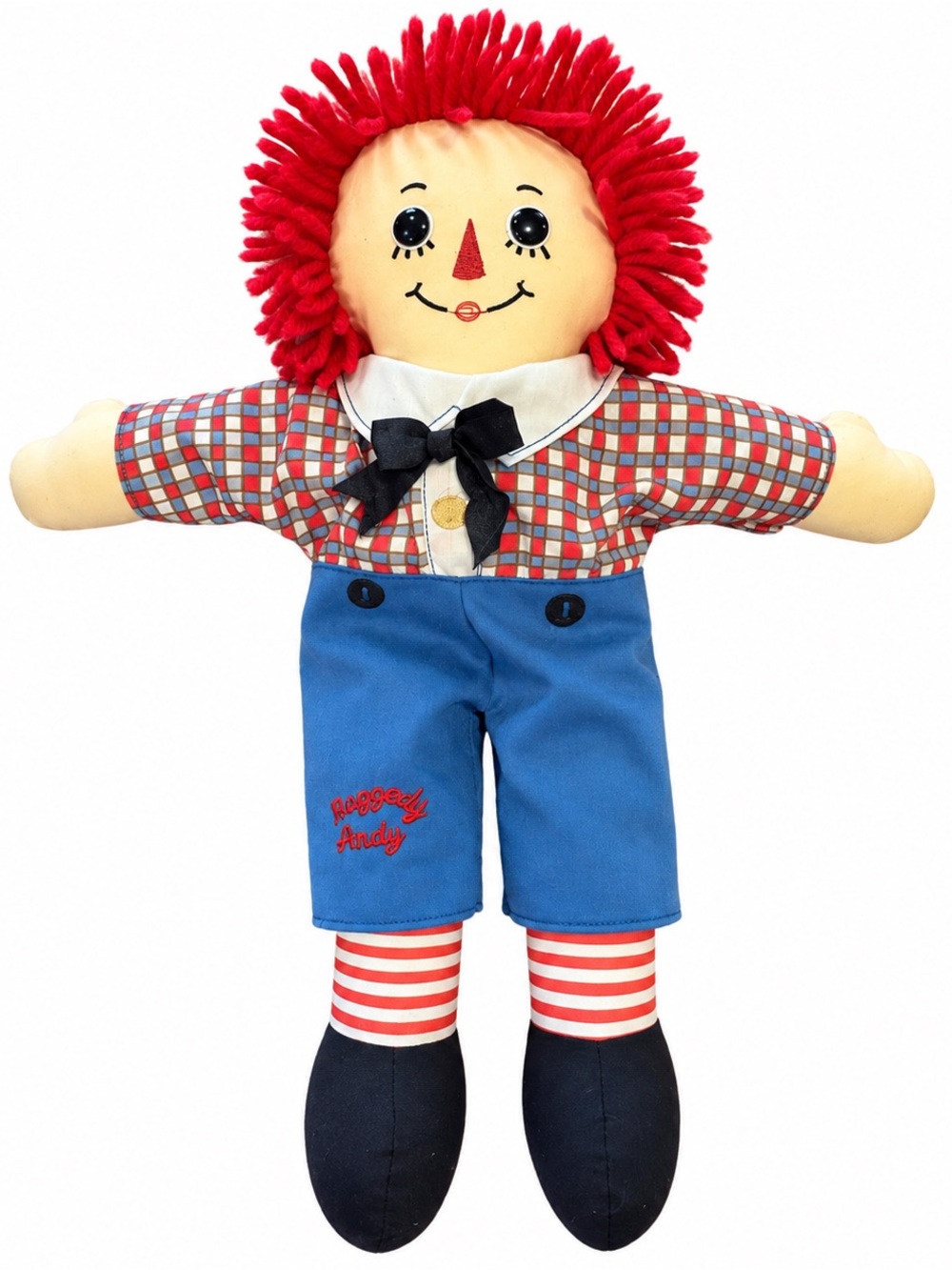 Plush Doll - Red Hair, Blue Outfit
